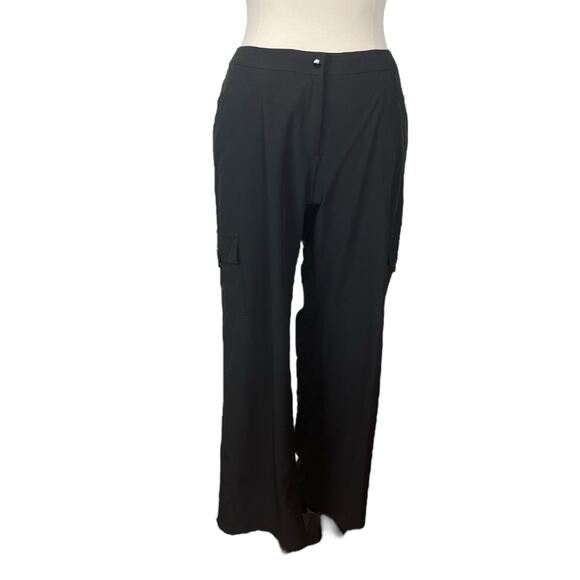 Chico's Pants - Chico’s Zenergy Black Athletic Cargo Pants Chicos Size 3 Short Women’s Size 16